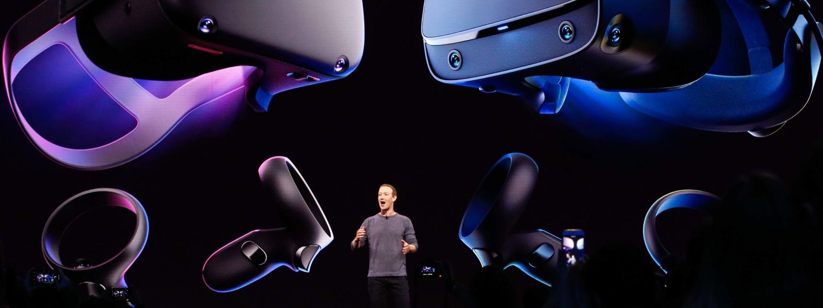 Mark Zuckerberg présentation d'appareils Oculus
