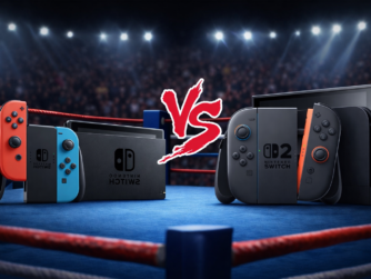 Switch 1 Vs. Switch 2. Image générée par IA