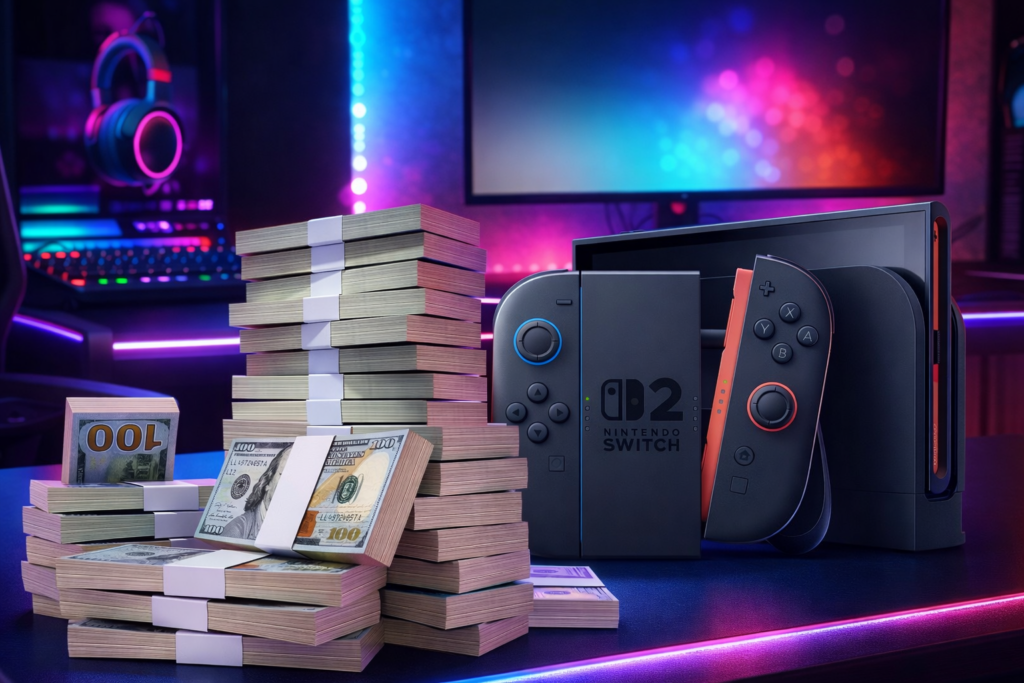 Switch 2 : Le prix - Image générée par IA