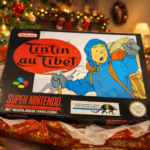 Souvenir de Noël - Tintin au Tibet (généré par IA)