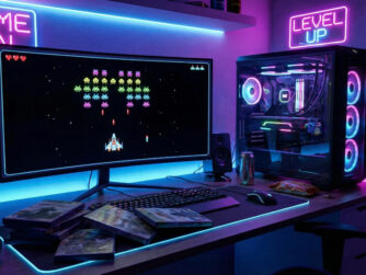 Bureau de Gaming - Généré par IA