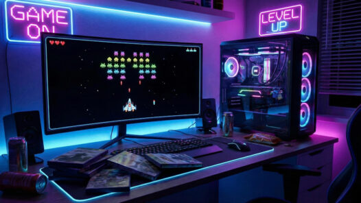 Bureau de Gaming - Généré par IA